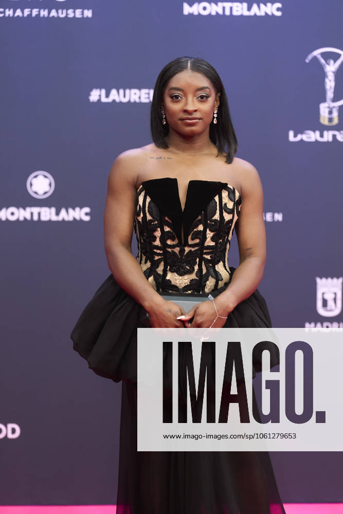 25th Anniversary Laureus World Sports Awards - Red Carpet Simone Biles attends 25th Anniversary Laureus World Sports Awards - Red Carpet at Palacio de Cibeles on April 21, 2025 in Madrid, Spain Photo by IMAGO MPG Madrid Palacio de Cibeles Madrid Spain