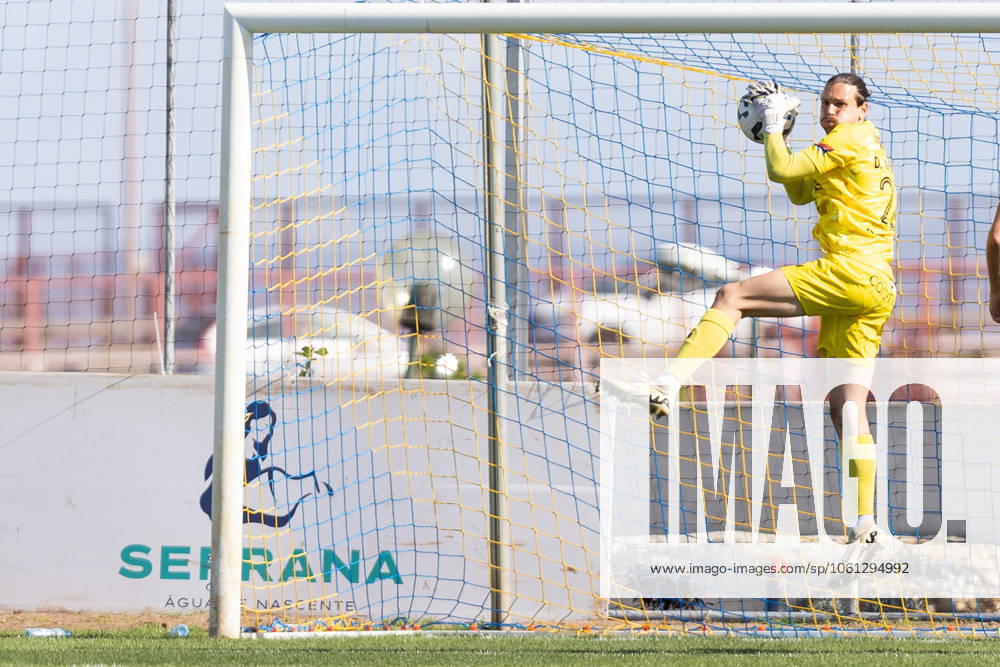 Belenenses goalkeeper from Portugal DAVID GRILO (22) in action during the game for Liga 3 between Atletico and Belenenses at Estadio da Tapadinha Lisbon Portugal - ZUMAs359 20250405_zsp_s359_042