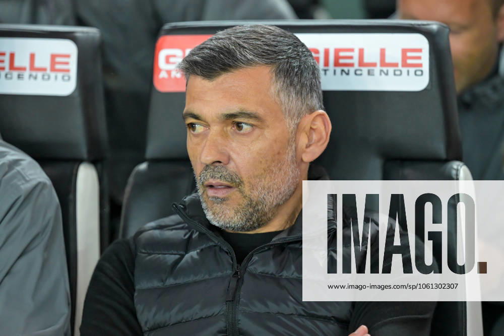 Milan s Head Coach Sergio Conceicao portrait during Udinese Calcio vs AC Milan, Italian soccer Serie A match in Udine, Italy, April 11 2025