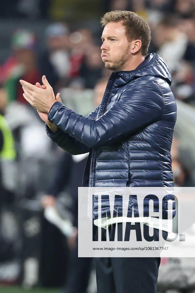 UEFA Nations League - 24 25 - Deutschland - Italien am 23.03.2025 im Signal Iduna Park in Dortmund Trainer Coach Julian Nagelsmann (Deutschland) ist zufrieden