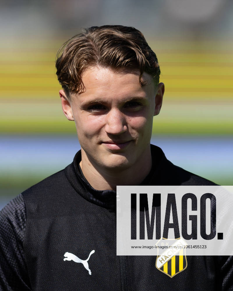 Häckens Silas Andersen inför fotbollsmatchen i Allsvenskan mellan Häcken och Hammarby den 27 april 2025 i Göteborg.