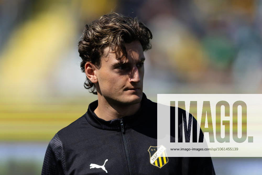 Häckens Silas Andersen inför fotbollsmatchen i Allsvenskan mellan Häcken och Hammarby den 27 april 2025 i Göteborg.