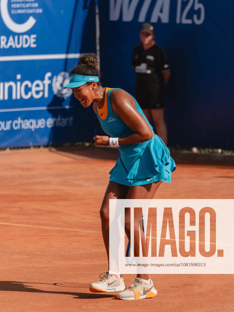 TENNIS : Open de St Malo - 01 05 2025 May 1st, 2025 - Naomi Osaka from Japan during her second round match against Diane Parry from France at Open 25 Saint Malo, France - Credit Khadim Sylla Tennis Majors PsnewZ
