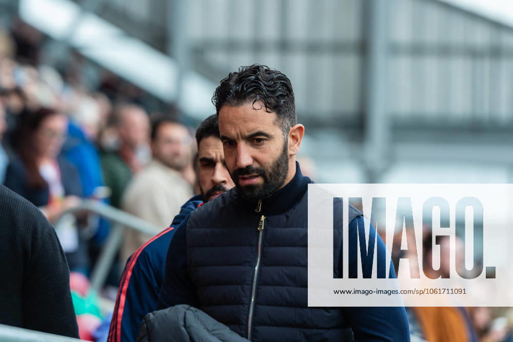 Ruben Amorim, Manager of Manchester United, ManU before the Premier League match between Brentford and Manchester United at the Brentford Community Stadium, Brentford, England on 4 May 2025.