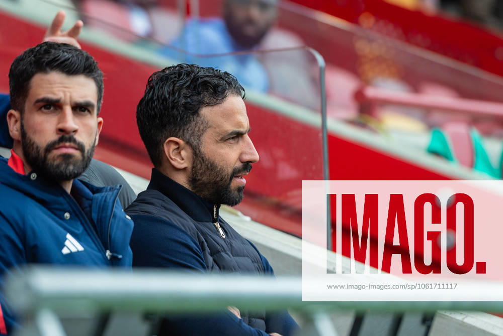 Ruben Amorim, Manager of Manchester United, ManU before the Premier League match between Brentford and Manchester United at the Brentford Community Stadium, Brentford, England on 4 May 2025.