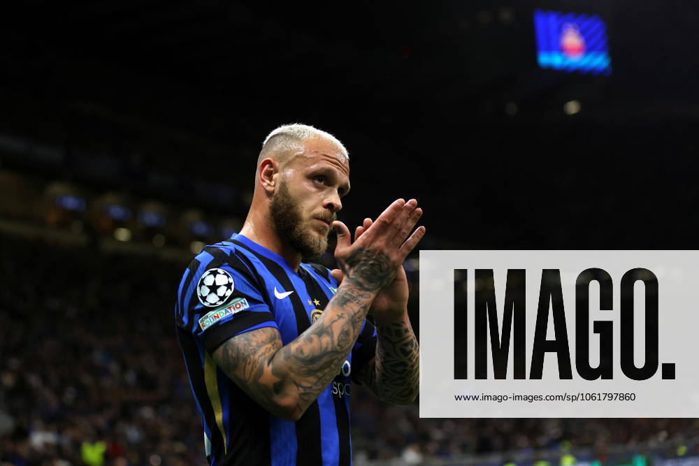 Soccer - UEFA Champions League - Inter - FC Internazionale Vs FC Barcelona, Barca Calcio - UEFA Champions League - Inter - FC Internazionale Vs FC Barcelona. In the photo: Federico Dimarco (Fc Internazionale). . Milan, Italy. 06 May 2025, Credit:Marco Canoniero Avalon Italt, Milan