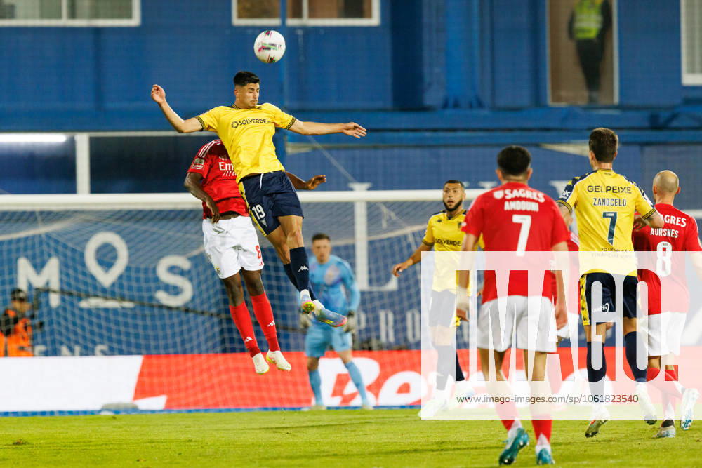 Andre Lacxmicant seen during Liga Portugal game between teams of GD Estoril Praia and SL Benfica at Estadio Antonio Coimbra da Mota (Maciej Rogowski) Estoril Estadio Antonio Coimbra da Mota Portugal