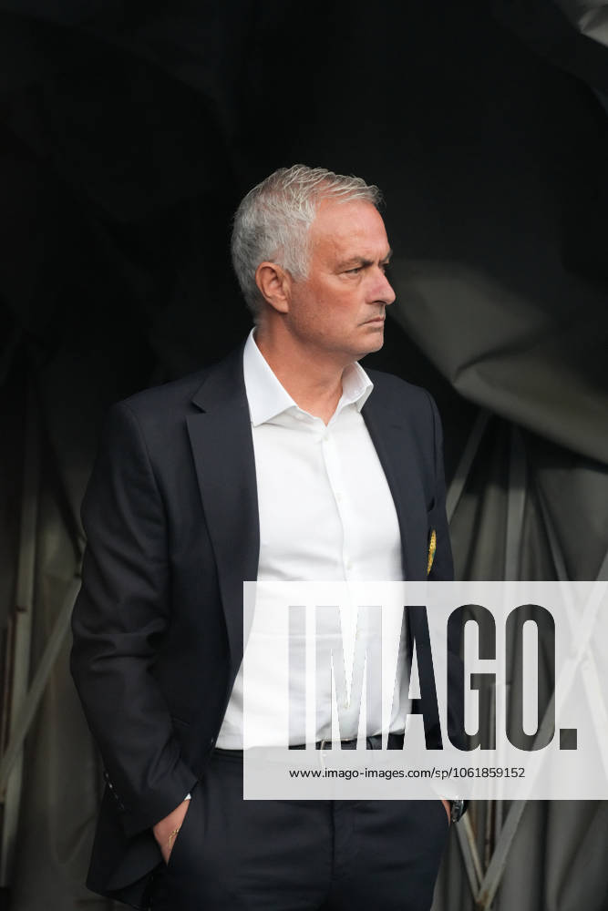 Coach Jose Mourinho of Fenerbahce during the Turkish Super League match between Basaksehir FK and Fenerbahce at Basaksehir Fatih Terim Stadium in Istanbul , Turkey on May 9 , 2025. ( Photo by Seskimphoto ) Istanbul Turkey Istanbul Turkey