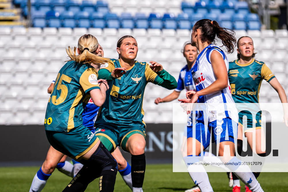 OB Q v HB Koge, Gjensidige Kvindeliga football, Odense, Denmark Odense, Denmark. 10th, May 2025. Fleur Huisman (5) of HB Koge seen during the Gjensidige Kvindeliga match between OB Q and HB Koge at Nature Energy Park in Odense. Denmark, Odense