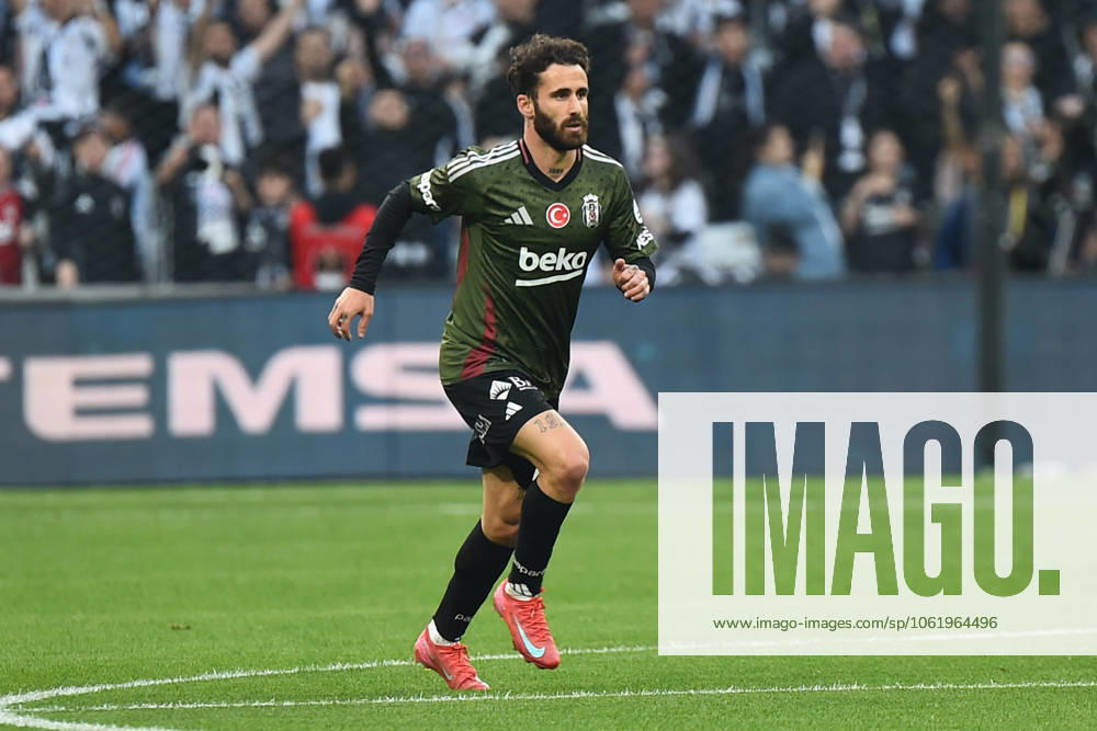Rafa Silva of Besiktas celebrates after scoring the first goal of his team during the Turkish Super League match between Besiktas and Adana Demirspor at Tupras Stadium on May 11, 2025 in Istanbul, Turkey. Istanbul Turkey