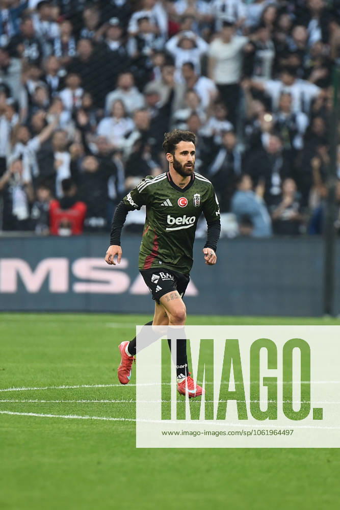 Rafa Silva of Besiktas celebrates after scoring the first goal of his team during the Turkish Super League match between Besiktas and Adana Demirspor at Tupras Stadium on May 11, 2025 in Istanbul, Turkey. Istanbul Turkey
