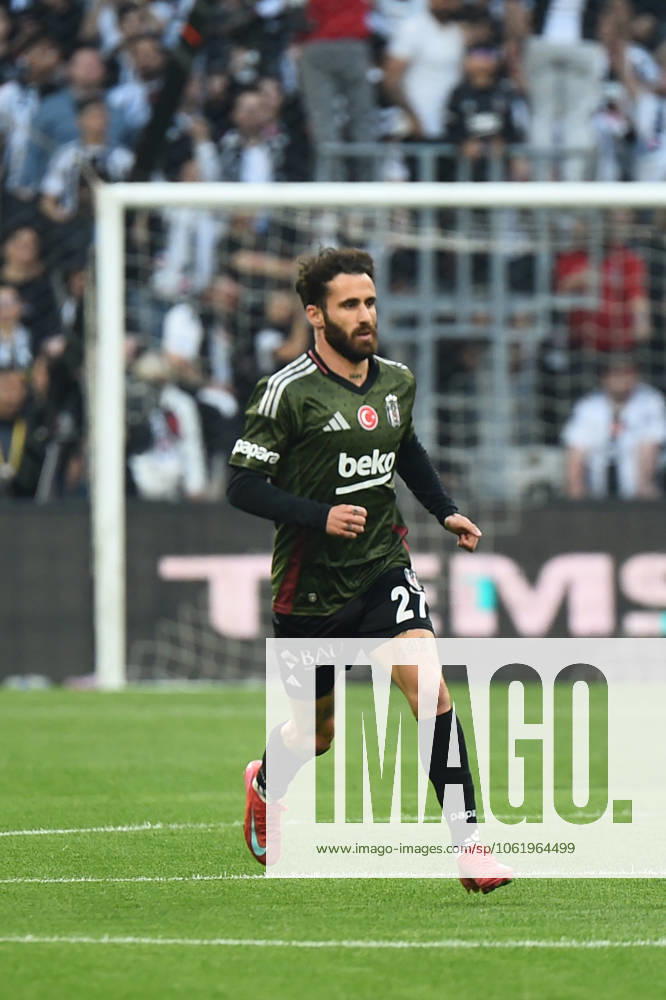 Rafa Silva of Besiktas celebrates after scoring the first goal of his team during the Turkish Super League match between Besiktas and Adana Demirspor at Tupras Stadium on May 11, 2025 in Istanbul, Turkey. Istanbul Turkey