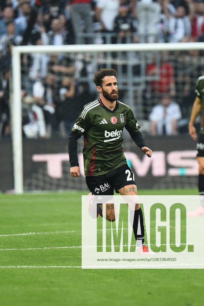Rafa Silva of Besiktas celebrates after scoring the first goal of his team during the Turkish Super League match between Besiktas and Adana Demirspor at Tupras Stadium on May 11, 2025 in Istanbul, Turkey. Istanbul Turkey
