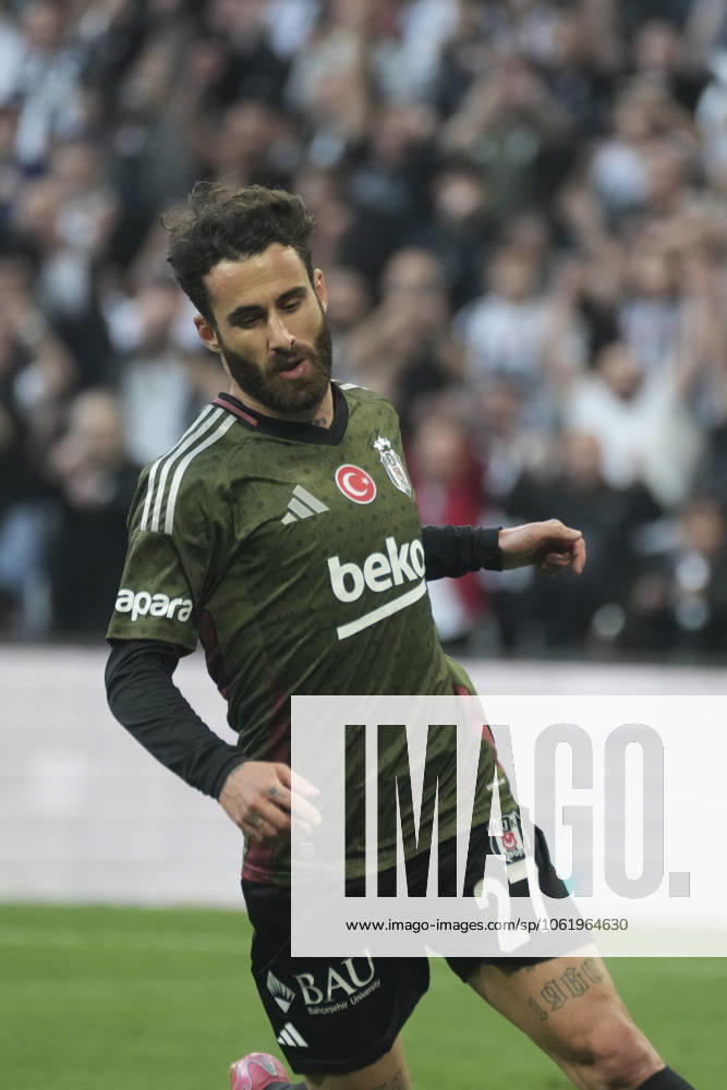 Rafa Silva of Besiktas celebrates after scoring the first goal of his team with teammates during the Turkish Super League match between Besiktas and Adana Demirspor at Tupras Stadium on May 11, 2025 in Istanbul, Turkey. Istanbul Turkey