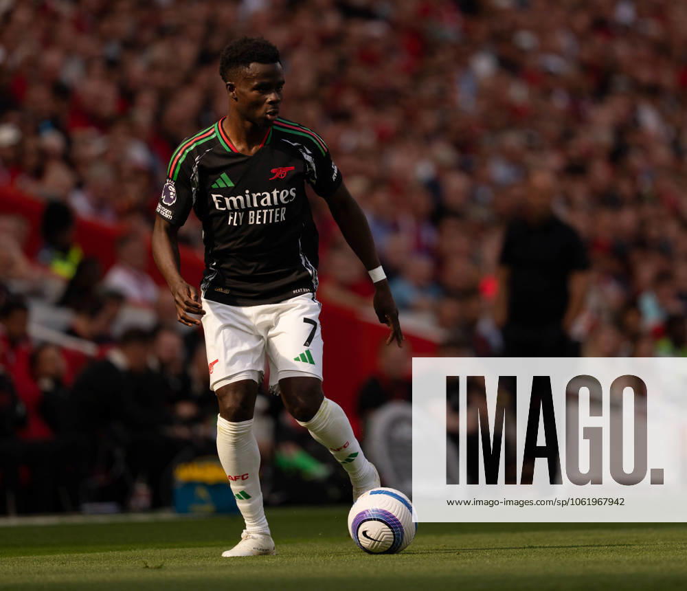 Liverpool FC v Arsenal FC - Premier League Bukayo Saka of Arsenal plays during the Premier League match between Liverpool and Arsenal at Anfield in Liverpool, England, on May 11, 2025. Liverpool Merseyside United Kingdom