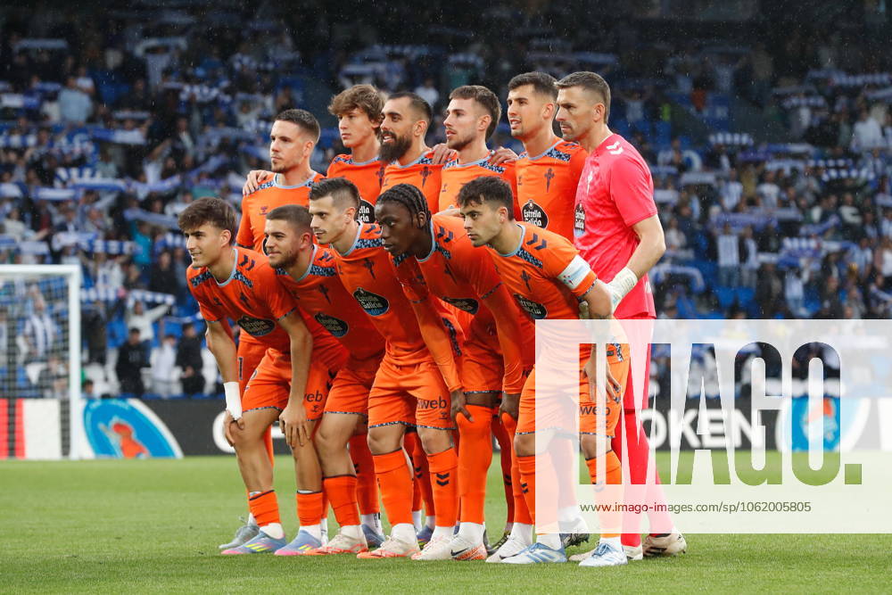 Celta team group, Mannschaftsbild, Totale line-up (Celta), MAY 13, 2025 - Football Soccer : Spanish LaLiga EA Sports match between Real Sociedad 0-1 RC Celta de Vigo at the Reale Arena in San Sebastian, Spain. Noxthirdxpartyxsales (290417773)