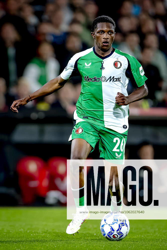Feyenoord Rotterdam midfielder Givairo Read during the match Feyenoord - RKC at the Feyenoord stadium De Kuip for the Dutch Eredivisie season 2024-2025 in ROTTERDAM, Netherlands on 14 may 2025, (photo by Marcel van Dorst EYE4images DeFodi Images)