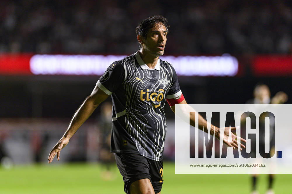 Morumbi SoO PAULO, BRAZIL - MAY14: Roque Santa Cruz of Libertad reacts during the Copa CONMEBOL Libertadores 2025 match between Sao Paulo and Club Libertad at Estadio do Morumbi on May 14, 2025 in Sao Paulo, Brazil. (Sports Press Photo SPP)