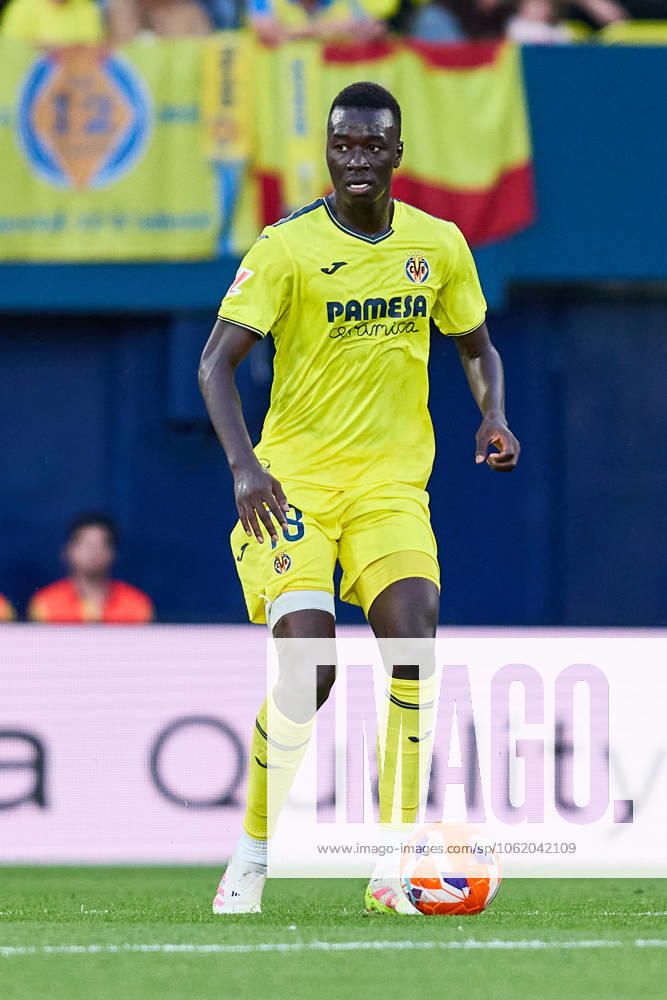 LaLiga EA Sports, Villarreal v Leganes VILLARREAL, SPAIN - MAY 14: Pape Gueye Left-Back of Villarreal CF runs with the ball during the LaLiga EA Sports match between Villarreal FC and Leganes at Estadio de la Ceramica on May 14, 2025 in Villarreal, Spain. (Photo by Jose Torres Photo Players Images Magara Press) Villarreal Estadio de la Ceramica Spain
