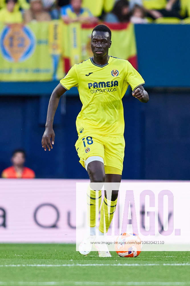LaLiga EA Sports, Villarreal v Leganes VILLARREAL, SPAIN - MAY 14: Pape Gueye Left-Back of Villarreal CF runs with the ball during the LaLiga EA Sports match between Villarreal FC and Leganes at Estadio de la Ceramica on May 14, 2025 in Villarreal, Spain. (Photo by Jose Torres Photo Players Images Magara Press) Villarreal Estadio de la Ceramica Spain