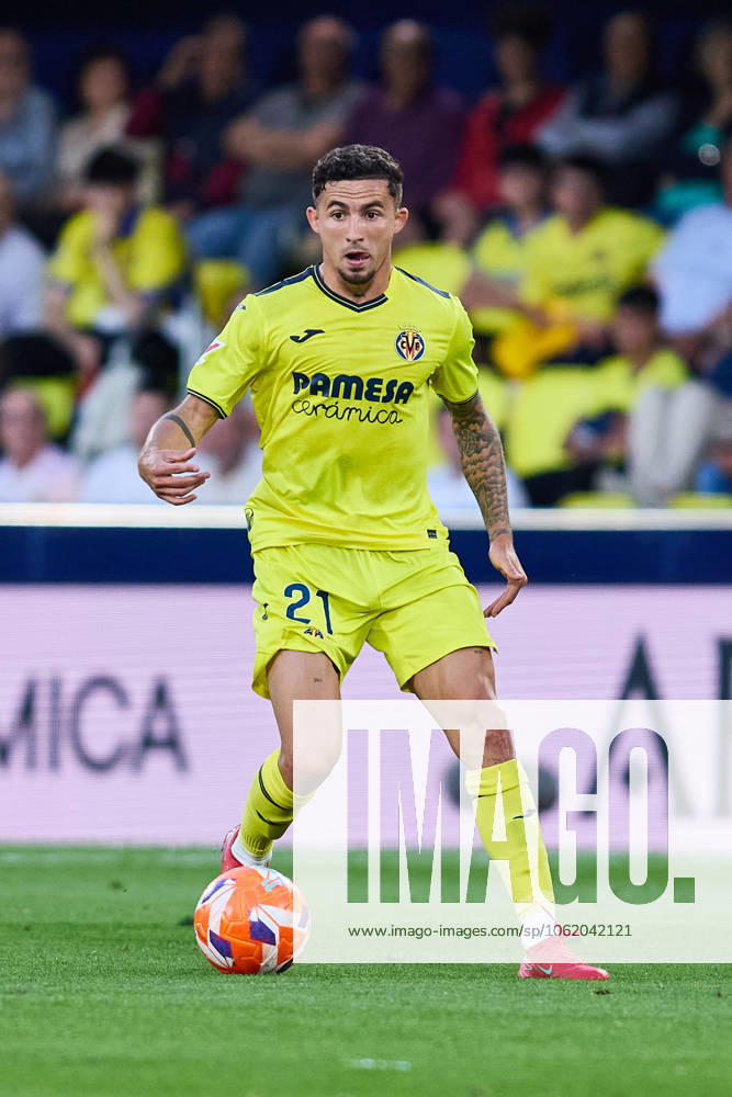LaLiga EA Sports, Villarreal v Leganes VILLARREAL, SPAIN - MAY 14: Yeremy Pino Right Winger of Villarreal CF runs with the ball during the LaLiga EA Sports match between Villarreal FC and Leganes at Estadio de la Ceramica on May 14, 2025 in Villarreal, Spain. (Photo by Jose Torres Photo Players Images Magara Press) Villarreal Estadio de la Ceramica Spain