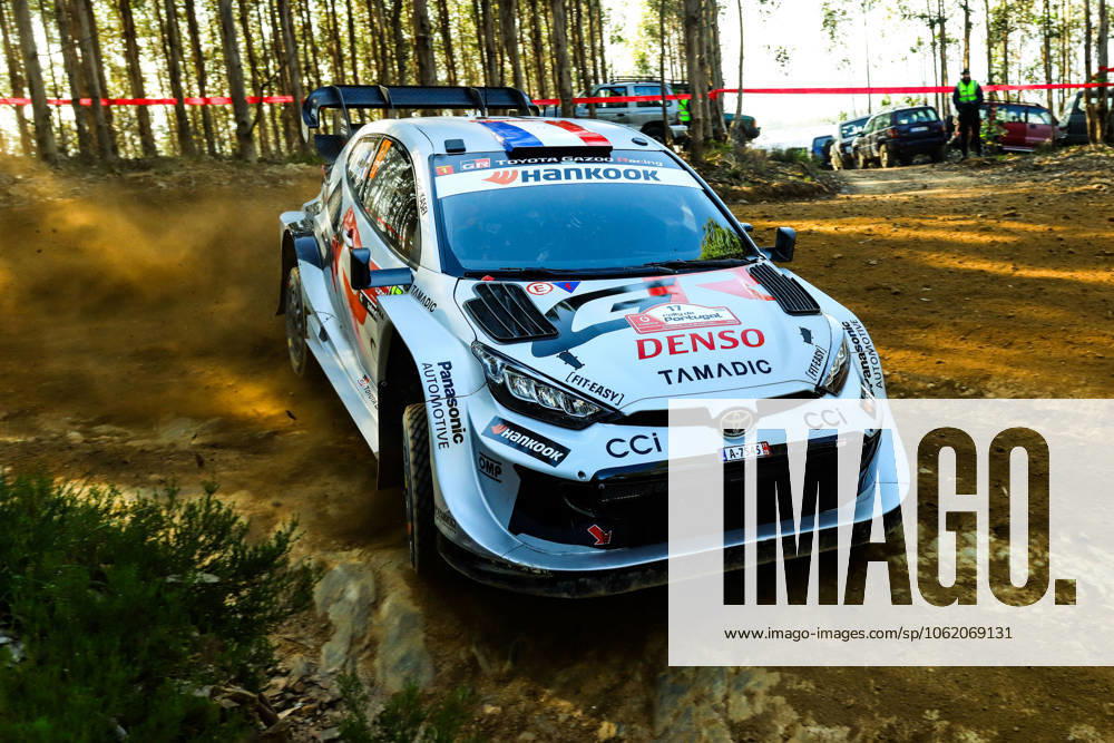 The Driver Sebastien Ogier And Co-Driver Vincent Landais Of The Team Toyota Gazoo Racing Wrt,Toyota Gr Yaris Rally1They Face Shakedown ,During Fia World Rally Championship WRC, Motorsport Rallye, WM Vodafone Rally De Portugal 2025 ,15 May ,Matosinhos,Portugal