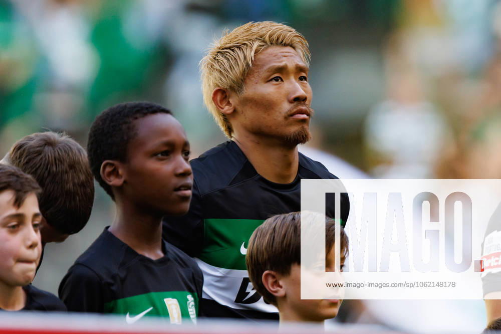 Hidemasa Morita seen during Liga Portugal game between teams of Sporting CP and Vitoria SC at Estadio Jose Alvalade (Maciej Rogowski) Lisbon Estadio Jose Alvalade Portugal