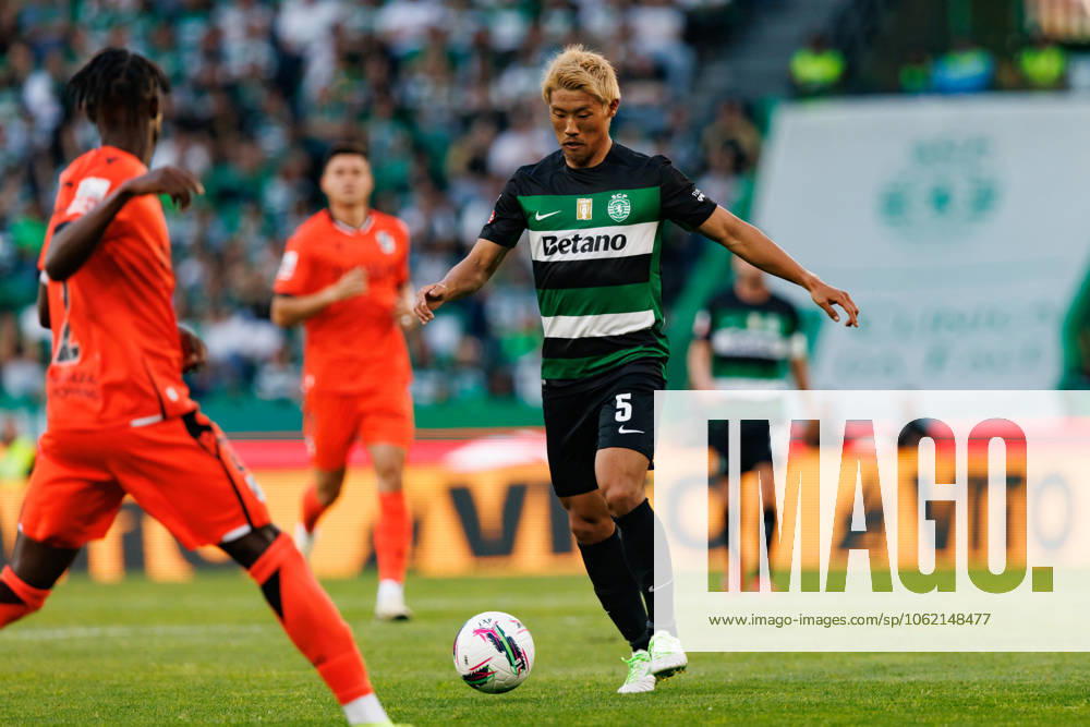 Hidemasa Morita seen during Liga Portugal game between teams of Sporting CP and Vitoria SC at Estadio Jose Alvalade (Maciej Rogowski) Lisbon Estadio Jose Alvalade Portugal