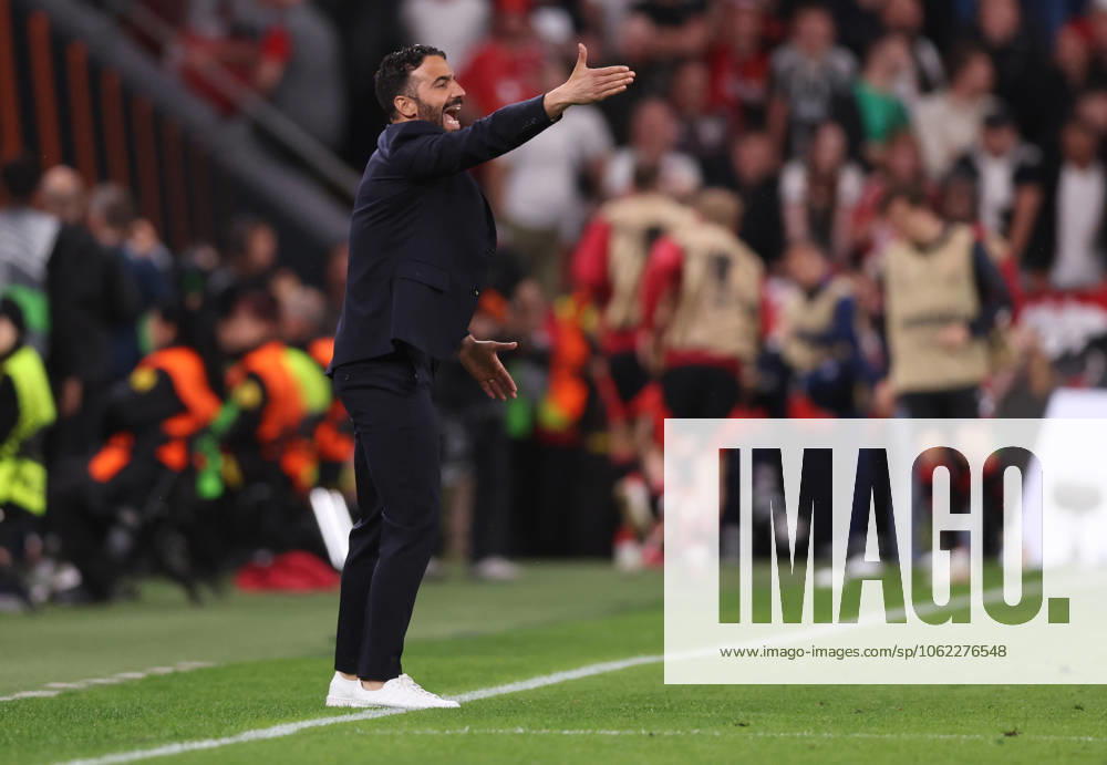 Bilbao, Spain, 21st May 2025. Ruben Amorim manager of Manchester United, ManU during the Tottenham Hotspur vs Manchester United UEFA Europa League Final match at San Mames, Bilbao. Picture credit should read: David Klein Sportimage . SPI_105_DK_Tottenham_Man_Utd SPI-3943-0105