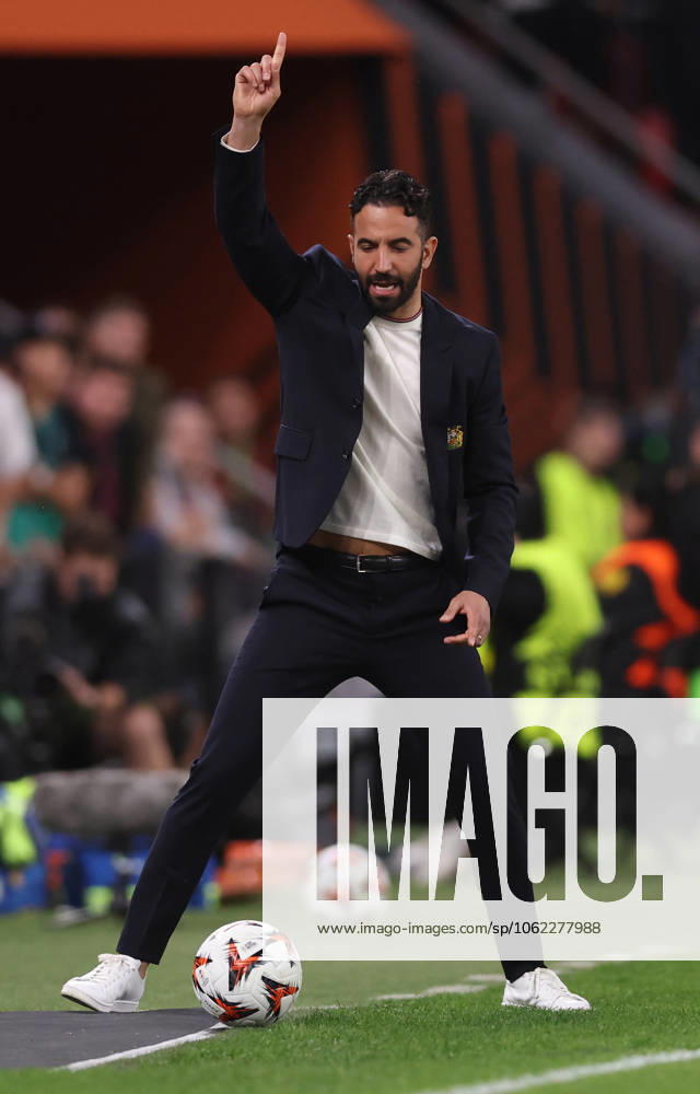 Bilbao, Spain, 21st May 2025. Ruben Amorim manager of Manchester United, ManU during the Tottenham Hotspur vs Manchester United UEFA Europa League Final match at San Mames, Bilbao. Picture credit should read: David Klein Sportimage . SPI_134_DK_Tottenham_Man_Utd SPI-3943-0137