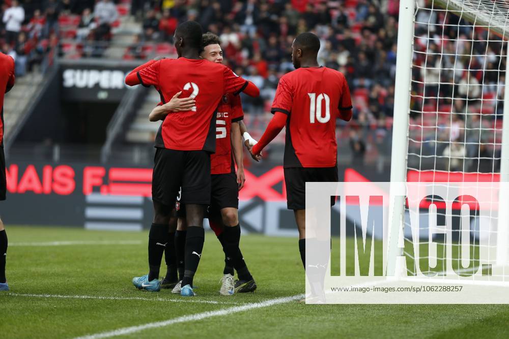 Isiaka Soukouna and his team of Stade Rennais during the Challenge Espoirs 2025, Final football match between Stade Rennais and AS Monaco on 21 May 2025 at Roazhon Park in Rennes, France - Photo Julien Kammerer PsnewZ