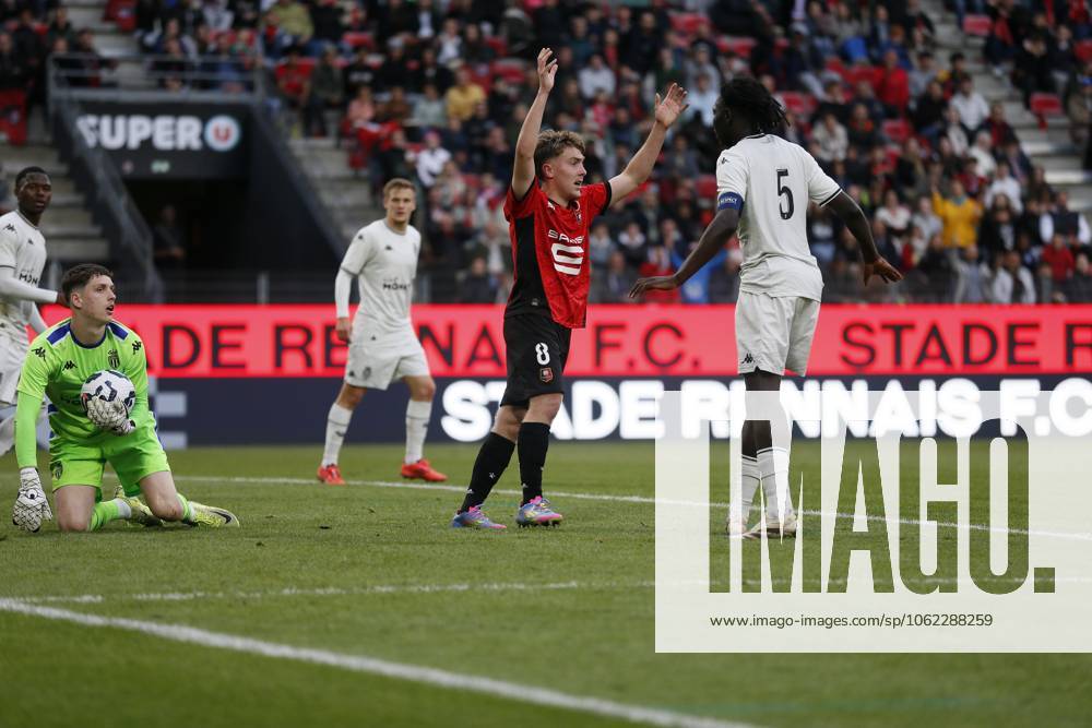 Florian Truffert of Stade Rennais during the Challenge Espoirs 2025, Final football match between Stade Rennais and AS Monaco on 21 May 2025 at Roazhon Park in Rennes, France - Photo Julien Kammerer PsnewZ