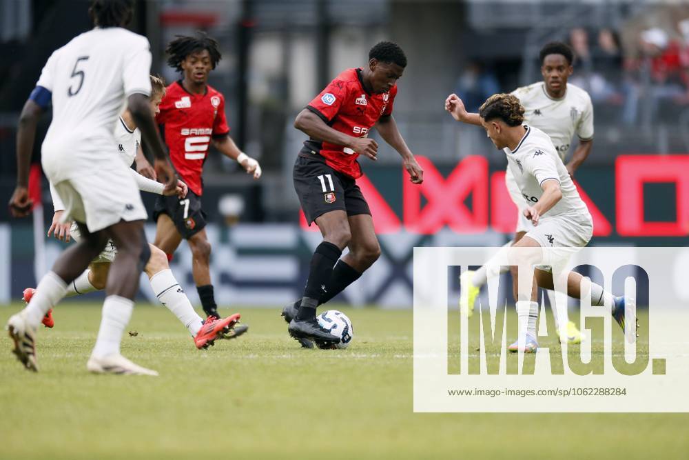 Nordan Mukiele of Stade Rennais during the Challenge Espoirs 2025, Final football match between Stade Rennais and AS Monaco on 21 May 2025 at Roazhon Park in Rennes, France - Photo Julien Kammerer PsnewZ