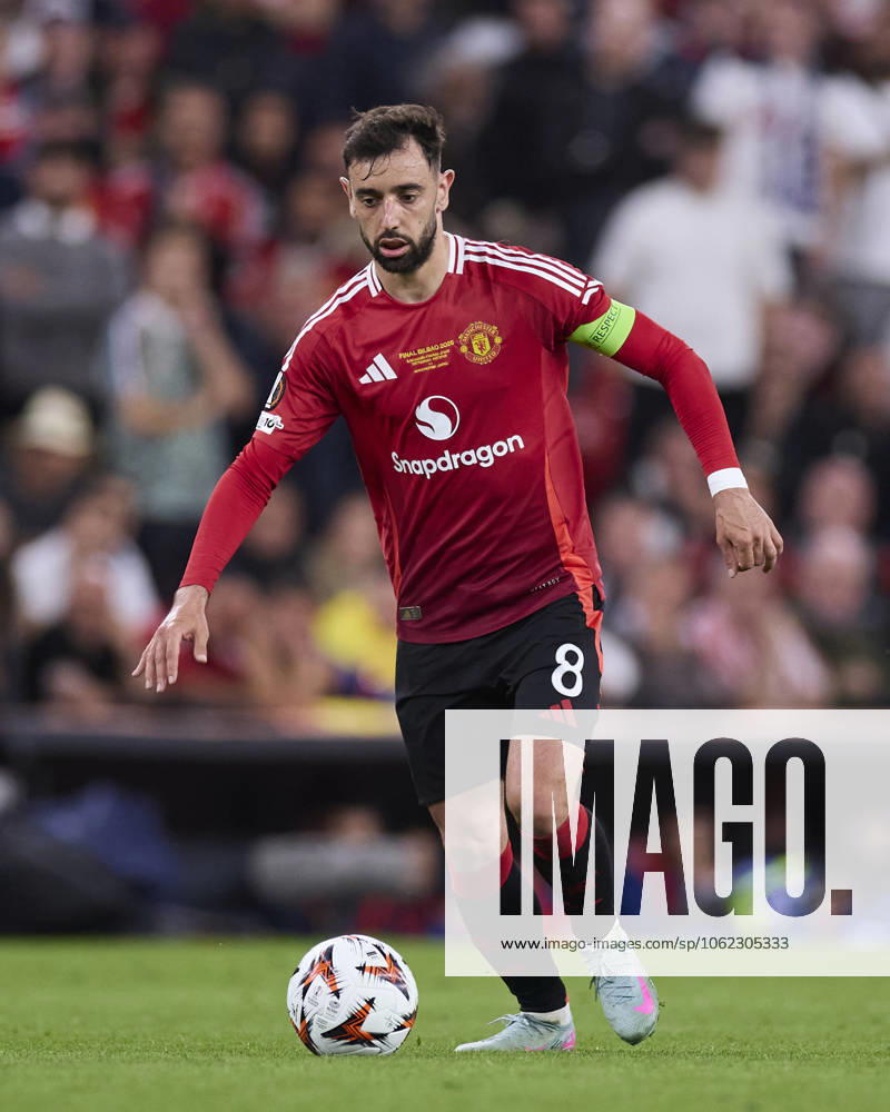 Tottenham Hotspur v Manchester United, ManU - UEFA Europa League Final 2025 Bruno Fernandes of Manchester United in action during the UEFA Europa League 2024 25 Final match between Tottenham Hotspur and Manchester United at San Mames on May 21, 2025, in Bilbao, Spain. Bilbao San Mames Basque Country Spain RL_TOTvMUTD_ELF_000200