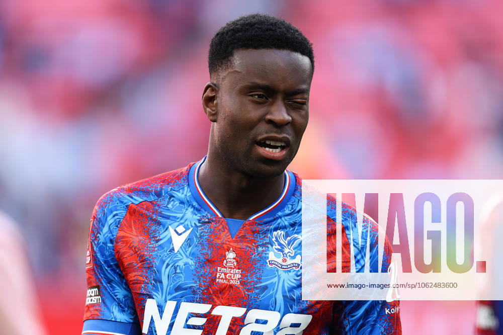 Crystal Palace v Manchester City 17 May 2025, London - FA Cup Final - Crystal Palace v Manchester City - Marc Guehi of Crystal Palace has a swollen eye - Photo: Jacques Feeney Offside. London UK