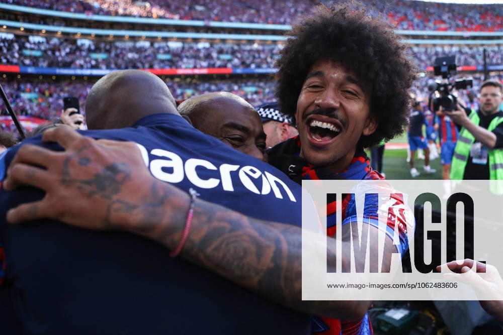 Crystal Palace v Manchester City 17 May 2025, London - FA Cup Final - Crystal Palace v Manchester City - Chris Richards of Crystal Palace celebrates victory - Photo: Jacques Feeney Offside. London UK