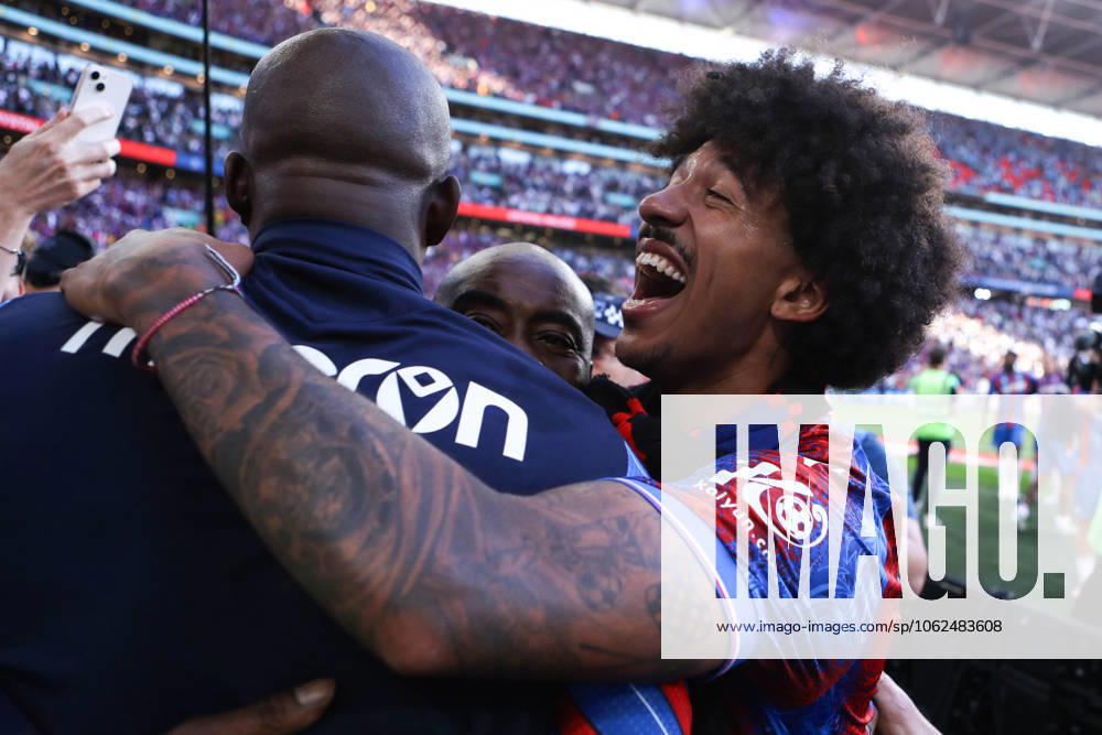 Crystal Palace v Manchester City 17 May 2025, London - FA Cup Final - Crystal Palace v Manchester City - Chris Richards of Crystal Palace celebrates victory - Photo: Jacques Feeney Offside. London UK