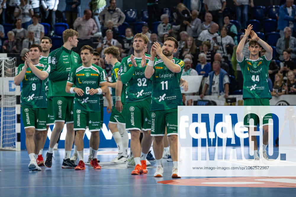 DAIKIN HBL: THW Kiel vs SC DHfK Leipzig; 28.05.25 Team SC DHfK Leipzig nach dem Spiel DAIKIN HBL: THW Kiel vs SC DHfK Leipzig, Wunderino Arena am 28.05.25<