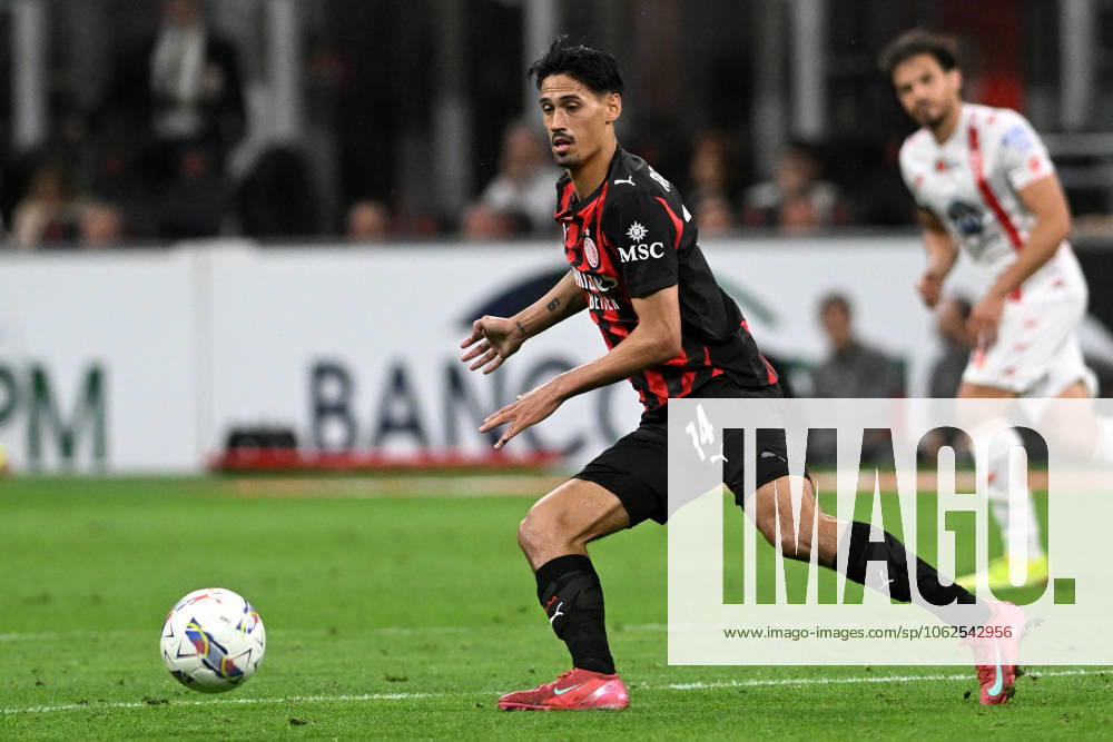 TIJANI REIJNDERS, Serie A 2024-25, Milan-Monza 2-0, Milan New Shirt 2025-26, azione, action, single shot SERIE A 2024-25 MILAN-MONZA 2-0 Milan Maglia Nuova 2025-26