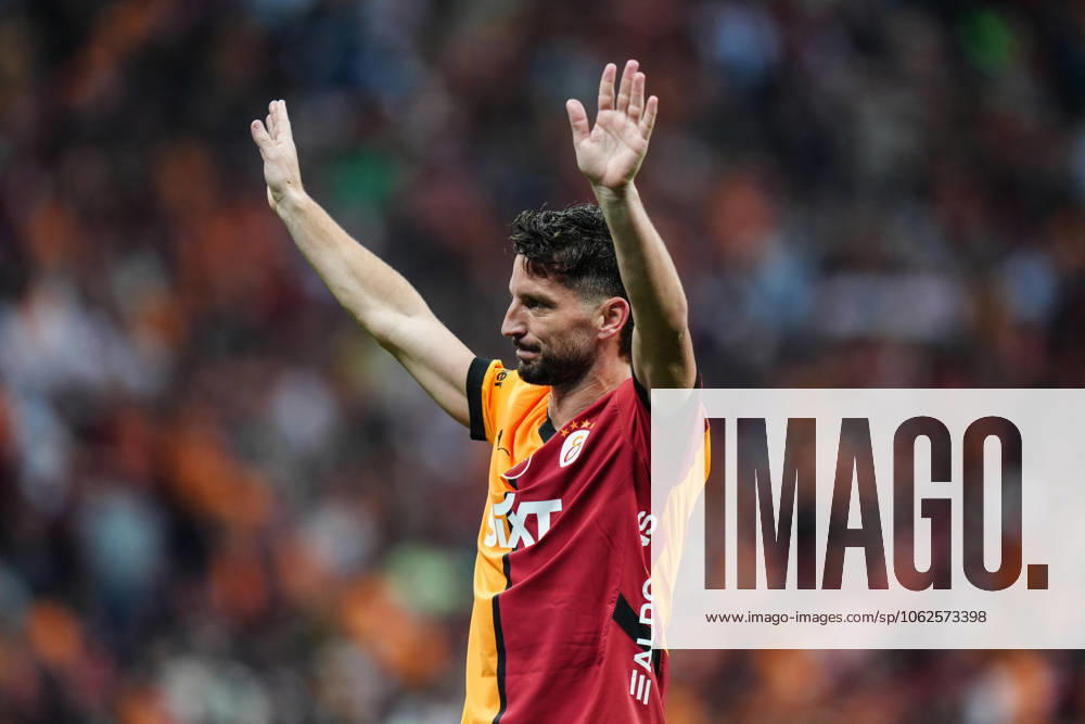 Galatasaray v RAMS Basaksehir - Turkish Super Lig ISTANBUL, TURKIYE - MAY 30: Dries Mertens of Galatasaray celebrates after scoring a goal during Turkish Super Lig match between Galatasaray and RAMS Basaksehir at RAMS Park in Istanbul, Turkiye on May 30, 2025. Hakan Akgun Anadolu Istanbul Turkey. Editorial use only. Please get in touch for any other usage.