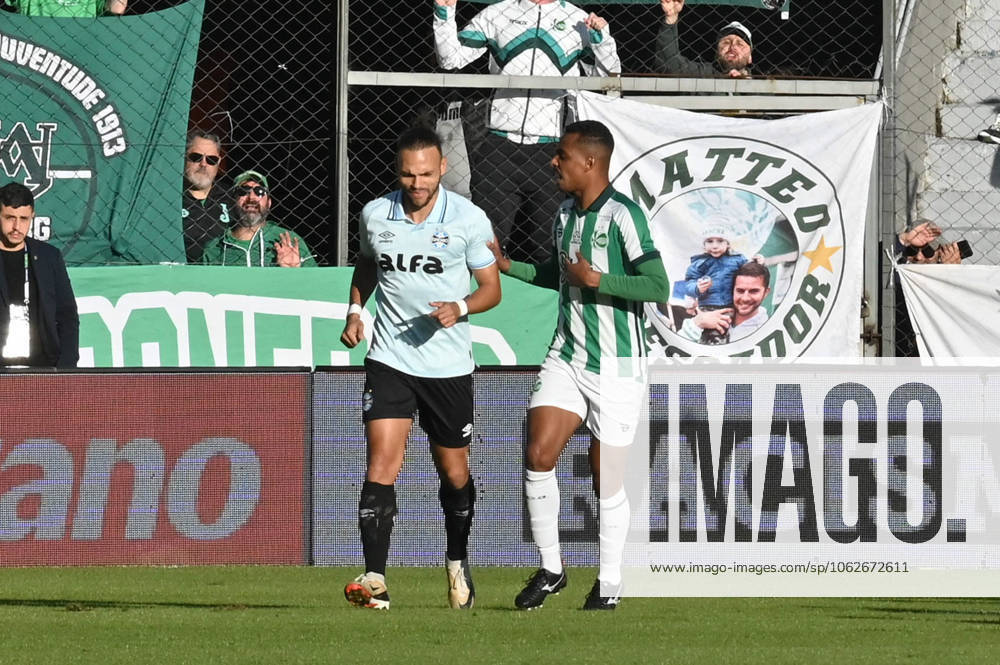 Juventude x Grêmio CAXIAS DO SUL, RS - 01.06.2025: JUVENTUDE X GRêMIO - Images of the football match between Juventude and Grêmio, valid for the 11th round of the 2025 Brazilian Championship, Series A, played at the Alfredo Jaconi Stadium, in Caxias do Sul, RS (01). (Photo: Antà nio Machado Fotoarena) x2747585x Antà nioxMachado