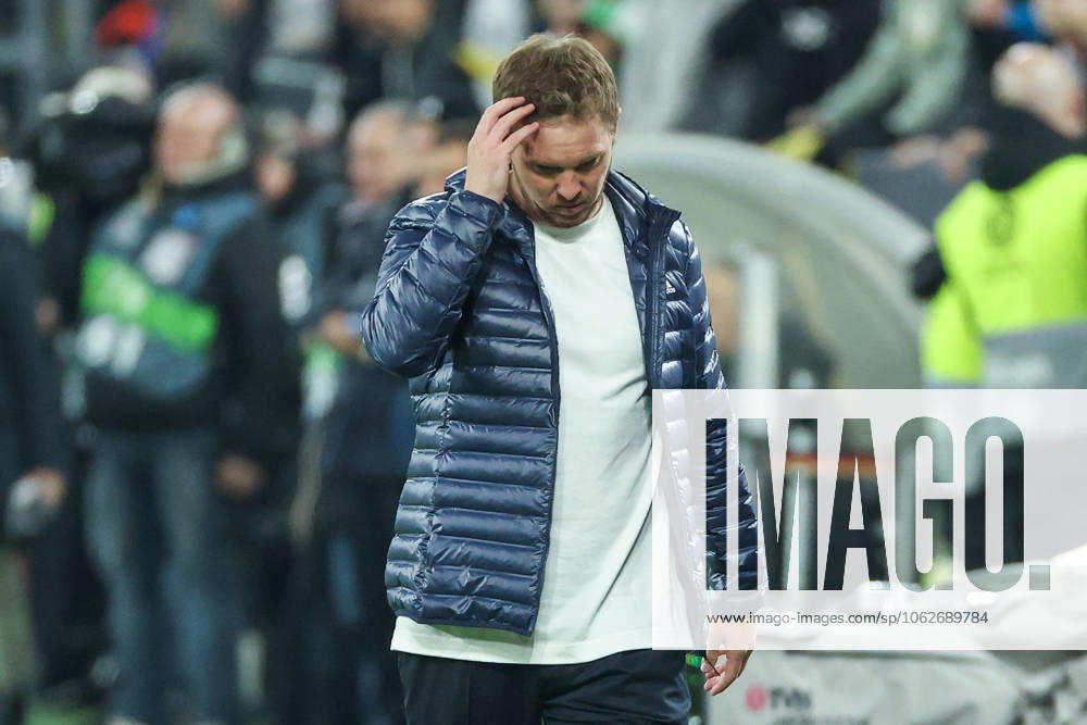 UEFA Nations League - 24 25 - Deutschland - Italien am 23.03.2025 im Signal Iduna Park in Dortmund Trainer Coach Julian Nagelsmann (Deutschland) nachdenklich