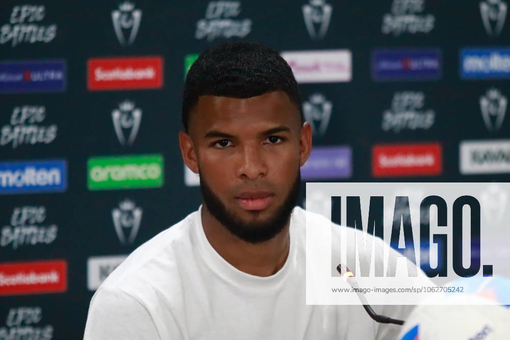 Pedro Vite of the Whitecaps speaks during the media day for Concacaf Champion Cup Final between Cruz Azul and Vancouver Whitecaps at the Estadio Olimpico Universitario. on May 31, 2025 in Mexico City, Mexico. Mexico City Mexico - ZUMAe321 20250531_zsa_e321_017