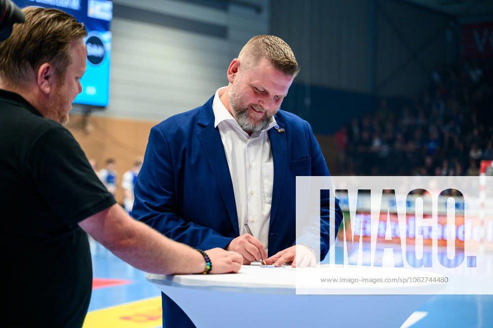 Koetter Security unterschreibt für eine weiter Partnerschaft GER, ThSV Eisenach gegen 1 VfL Potsdam, Handball, 1. Bundesliga, 33.Spieltag, Saison 2024 2025, 04.06.2025 GER, ThSV Eisenach gegen 1 VfL Potsdam, Handball, 1. Bundesliga, 33.Spieltag, Saison 2024 2025, 04.06.2025 Eisenach