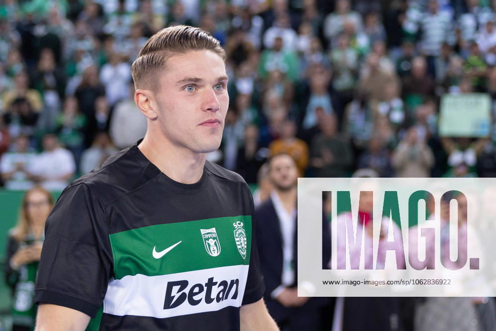 Sporting forward from Sweden VIKTOR GYOKERES (9) celebrating after winning Liga Portugal Betclic at Estadio Jose de Alvalade Lisbon Portugal - ZUMAs359 20240518_zsp_s359_099