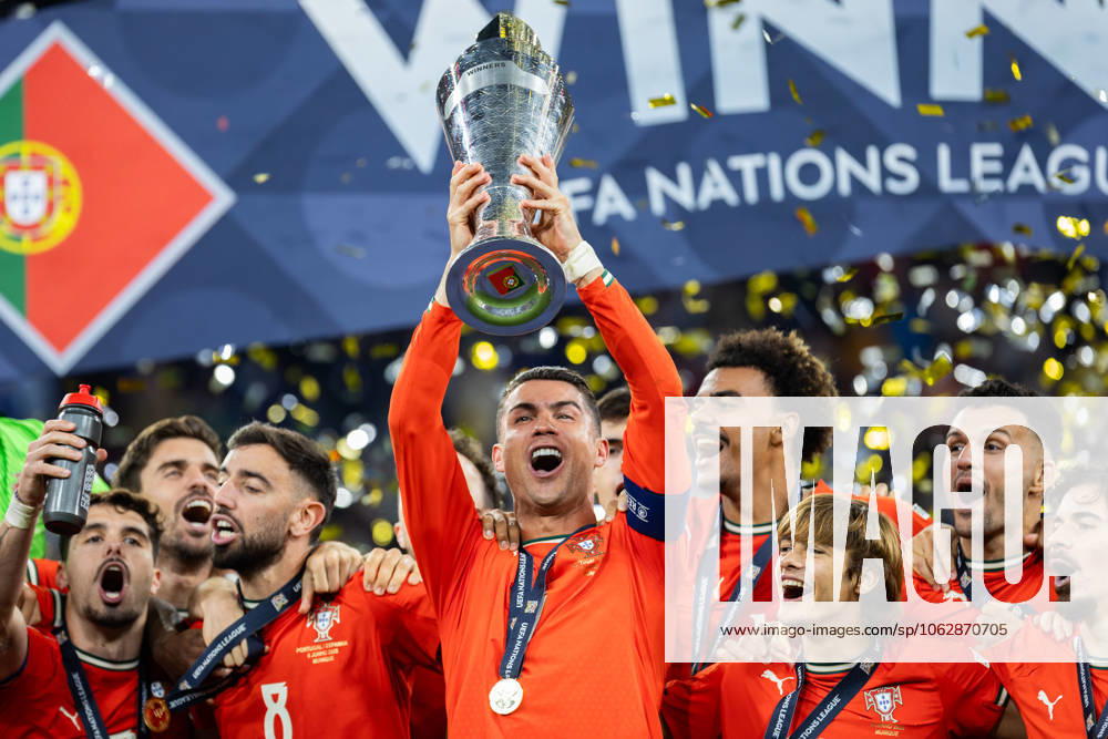 Portugal Vs Spain during the UEFA Nations League 2025 final match in Munich, Germany during the UEFA Nations League 2025 final match between Portugal and Spain at Munich Football Arena in Munich, Germany.