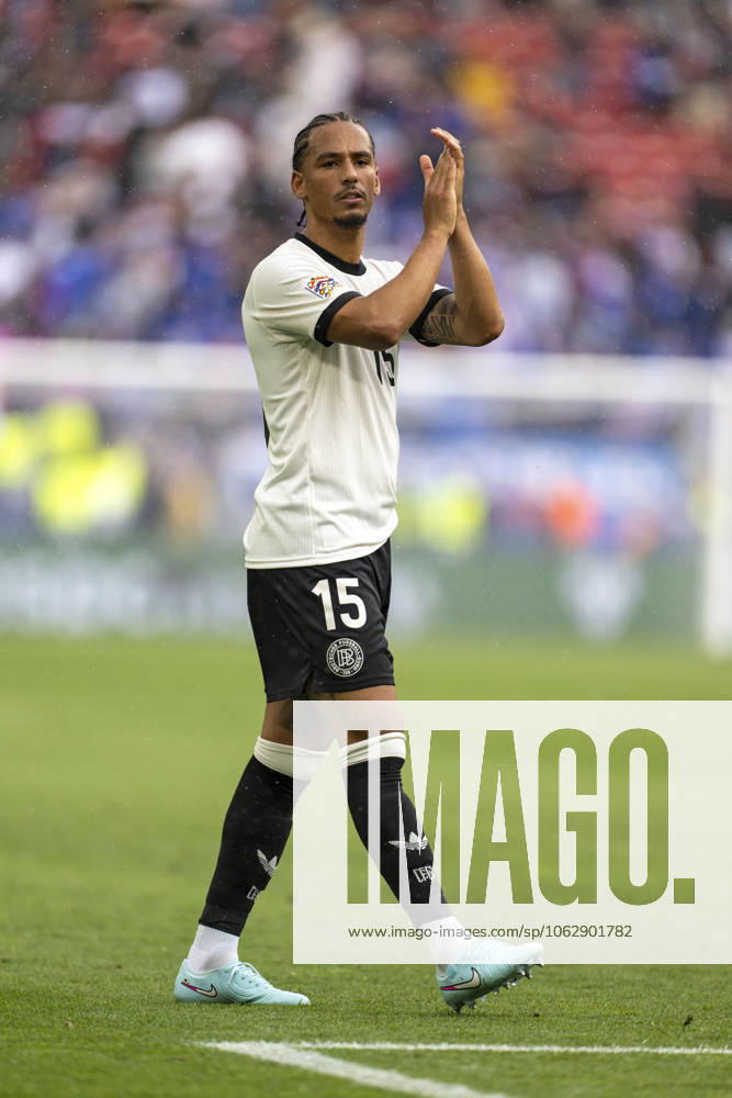Fussball UEFA Nations League 2024 25, Spiel um Platz 3, Deutschland - Frankreich, in der MHP-Arena Stuttgart, Thilo Kehrer (Deutschland) nach dem Spiel.
