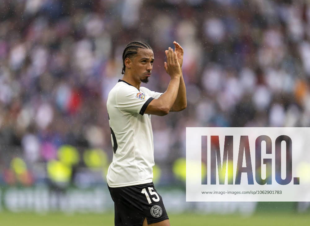 Fussball UEFA Nations League 2024 25, Spiel um Platz 3, Deutschland - Frankreich, in der MHP-Arena Stuttgart, Thilo Kehrer (Deutschland) nach dem Spiel.