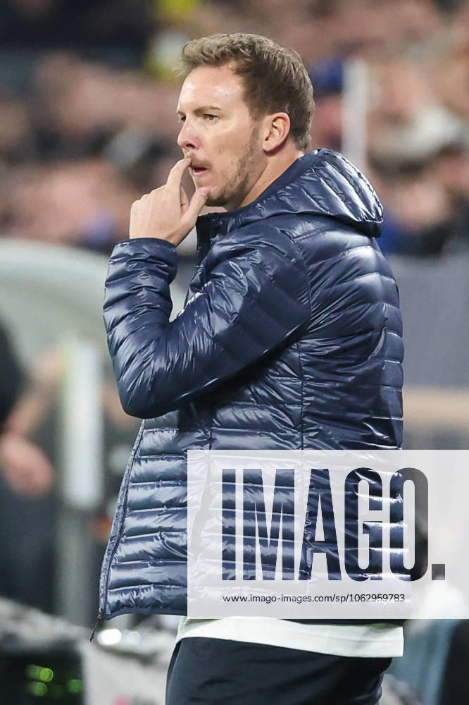 UEFA Nations League - 24 25 - Deutschland - Italien am 23.03.2025 im Signal Iduna Park in Dortmund Trainer Coach Julian Nagelsmann (Deutschland) nachdenklich