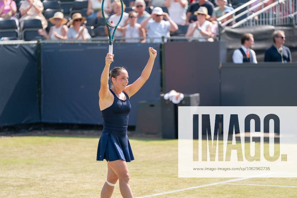 2025-06-13 2025 Libema Open Grass Court Championships Autotron ROSMALEN, NETHERLANDS - JUNE 13: Elisabetta Cocciaretto of Italy during the 2025 Libema Open Grass Court Championships at Autotron on June 13, 2025 in Rosmalen, Netherlands. Rosmalen Autotron Netherlands Content not available for redistribution in The Netherlands directly or indirectly through any third parties.